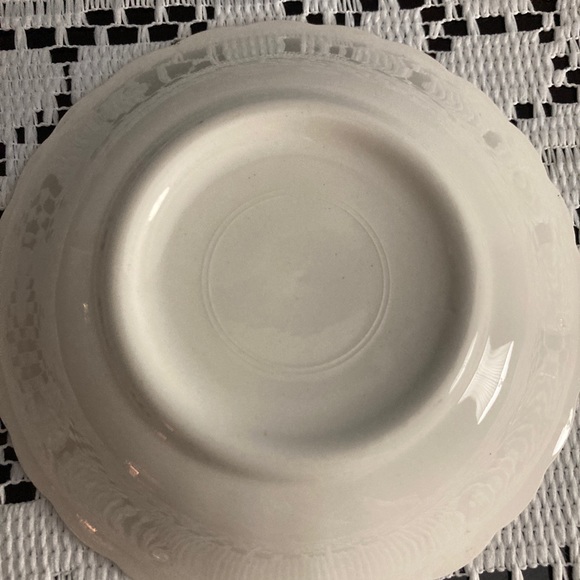 Appx 5” bowl w/ gold decor and pink rose.  Unmarked, no chips $11 - Picture 2 of 2